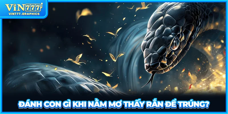 Đánh con gì khi nằm mơ thấy rắn để trúng?